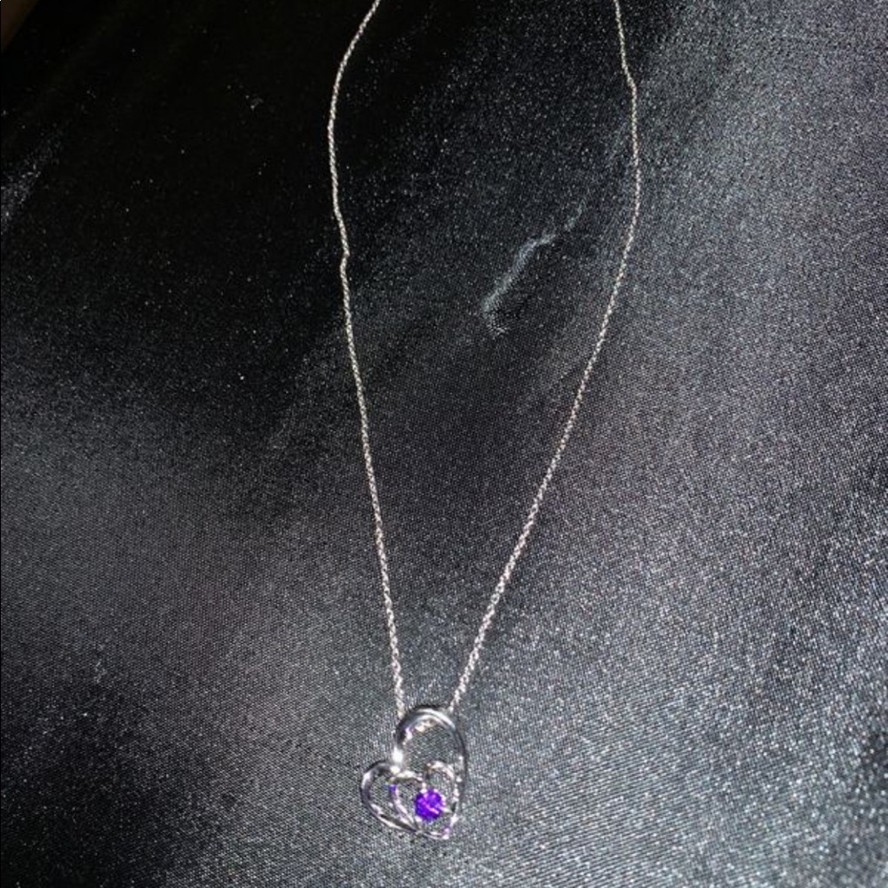 Purple Heart Necklace